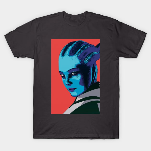 Portrait - Liara T-Shirt by AtomicDNA